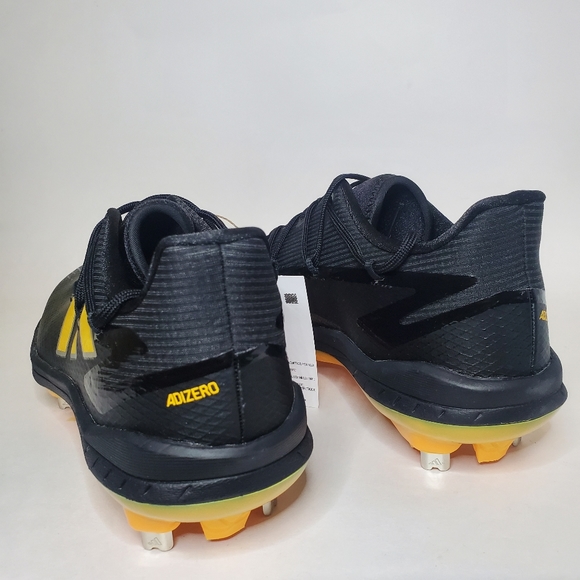 Adidas Adizero Afterburner Metal Baseball Cleats Men's Black H00974 - Picture 5 of 8